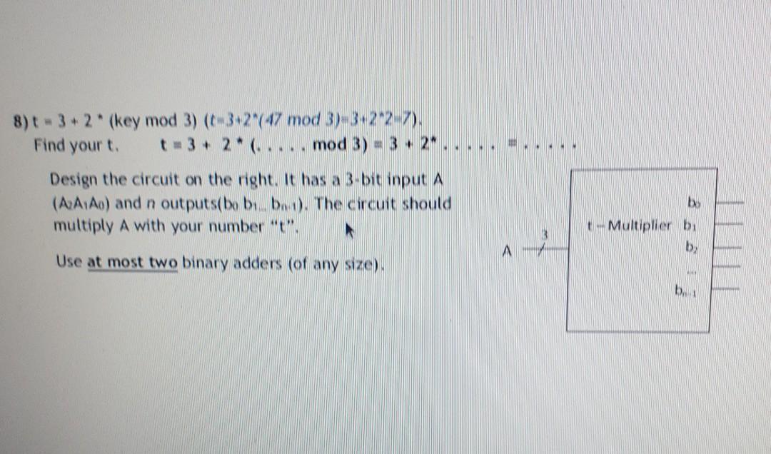 own key). So, first write down your id and key: Student Id: