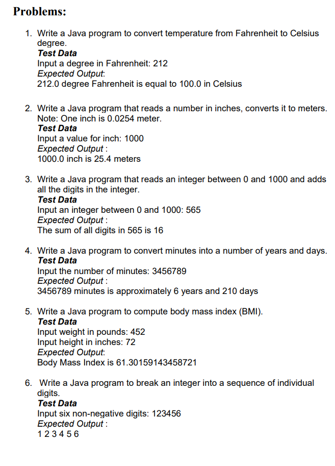 implement solutions in separate methods. Make sure methods are called properly and