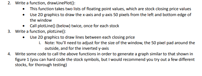 a function, downloadStockPrices): about that organization from Yahoo Finance 2. Write a