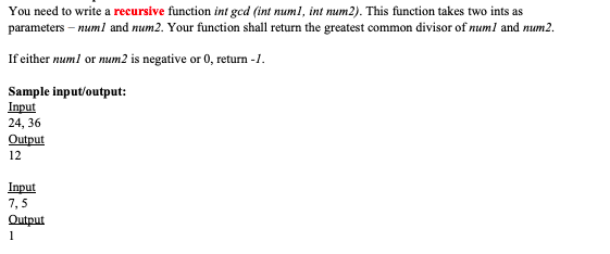 You need to write a recursive function in climbing Stairs(int n). This