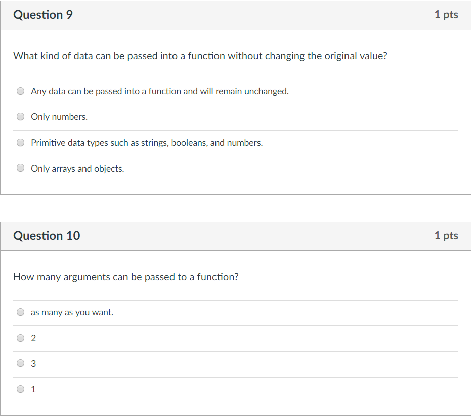 all conditionals are actually functions in JavaScript. O assigning a variable to