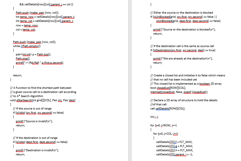 Program to implement A* Search Algorithm #include using namespace std; // Returns