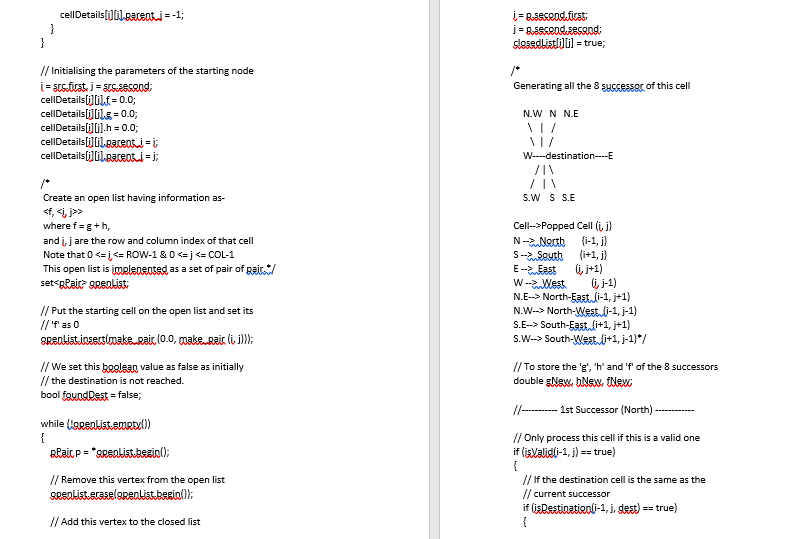 true if the cell is not blocked else false if (grid[row][col] ==
