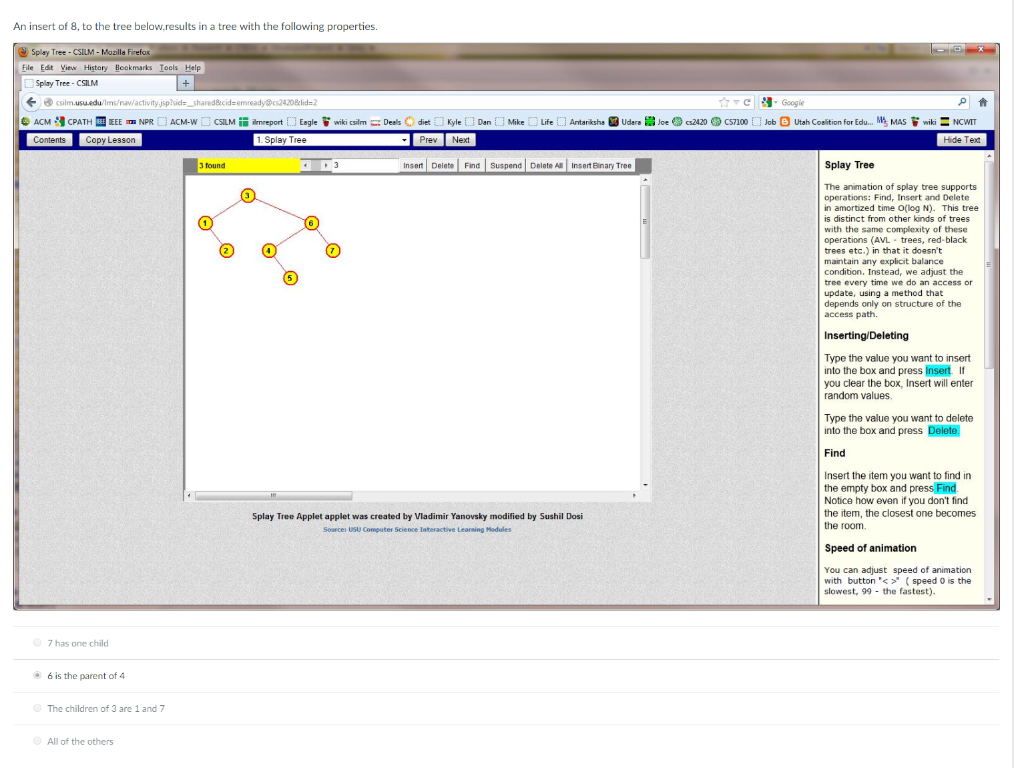 1. 2.match 1.Sorted Array. a.None of the others 2.binary trees. b.A tree