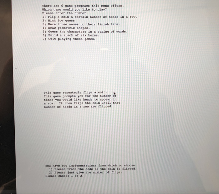 is to solve the problem using methods to break the problem up.