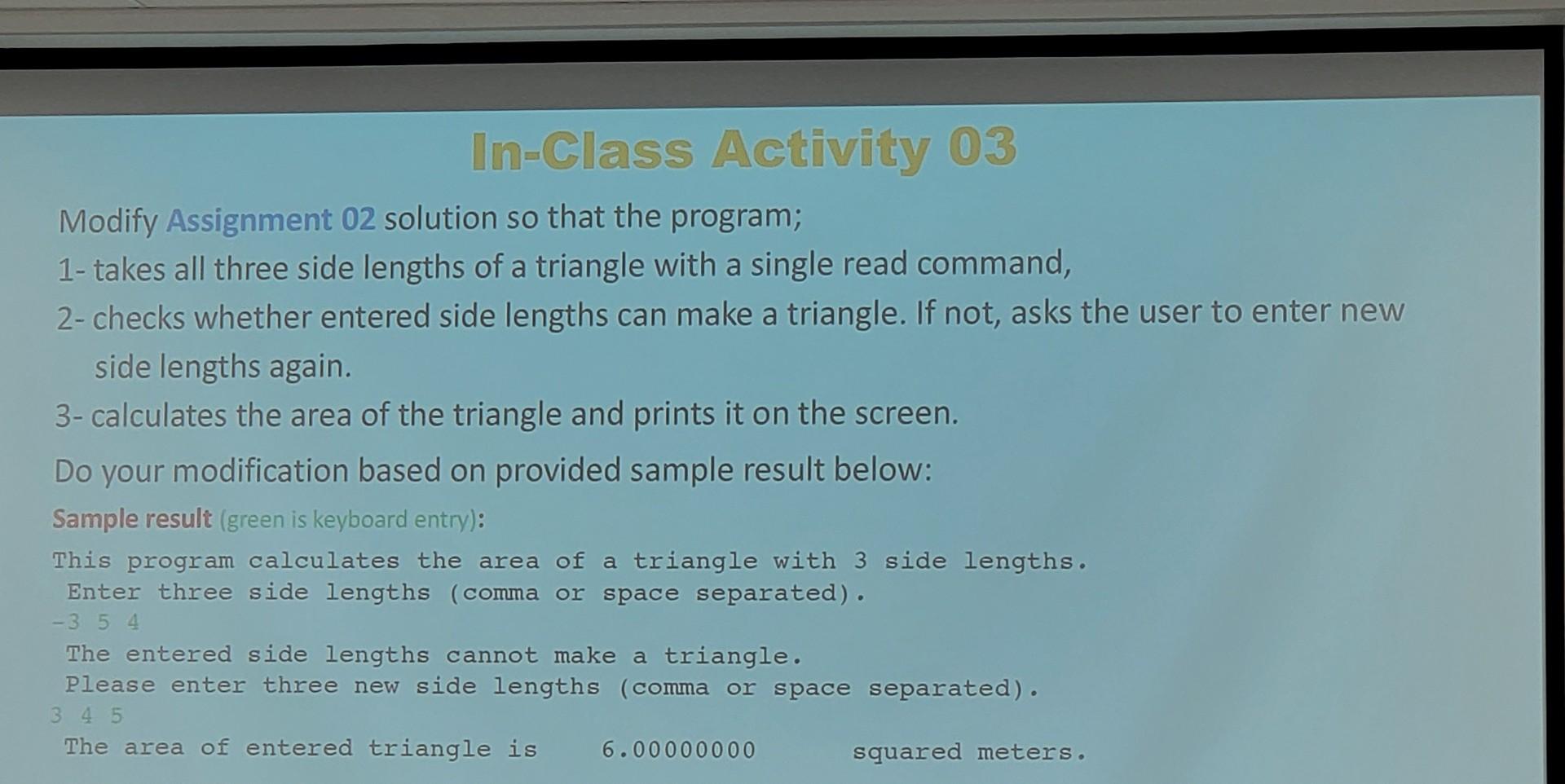  please use Fortran for solution Modify Assignment 02 solution so that