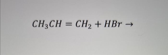 radicals CH3CH=CH2+HBr
