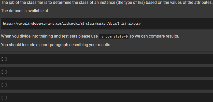 the data: The job of the classifier is to determine the class