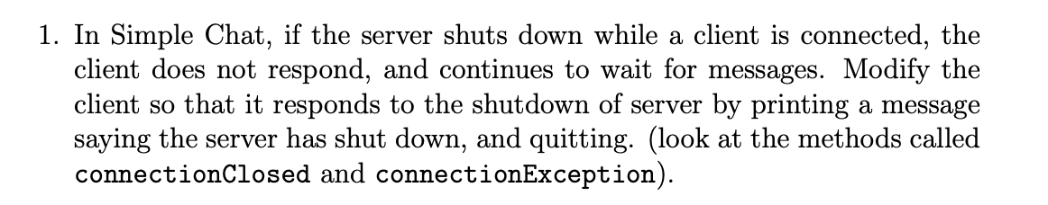 CLIENT CODE: // This file contains material supporting section 3.7 of the