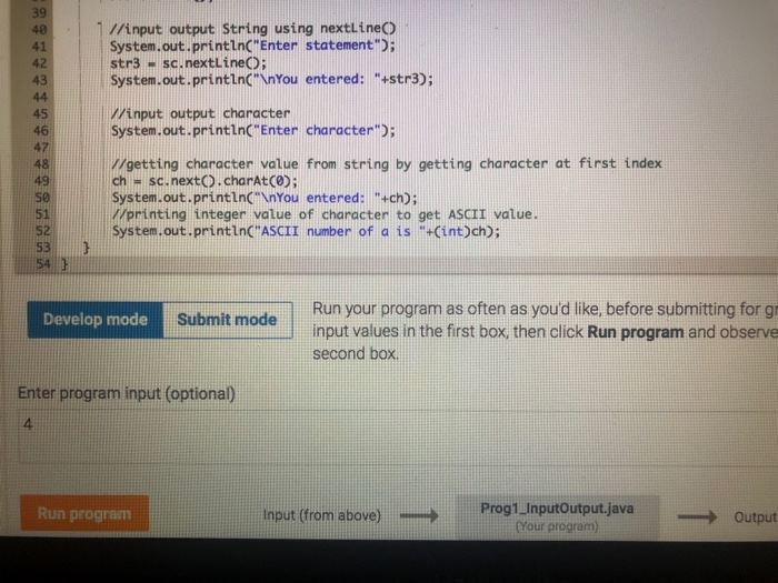 boht numbers (2 pts) Java Enter real number: 5.89 You enteredi 5.89