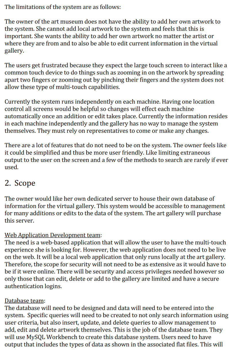 and their artwork and keywords that go with each piece of art.