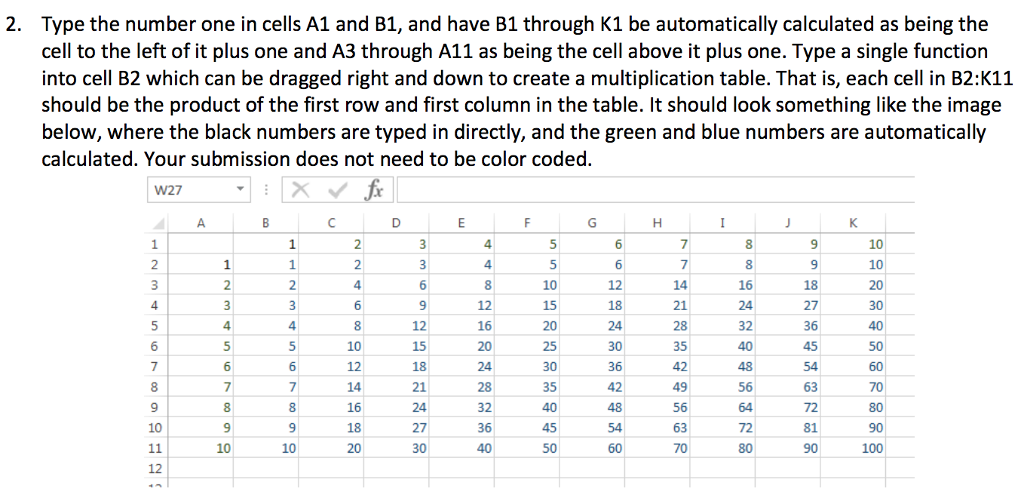 have A2 through A5 be populated with a function which returns the