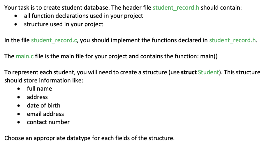 Please help by showing me how this program is done in c.