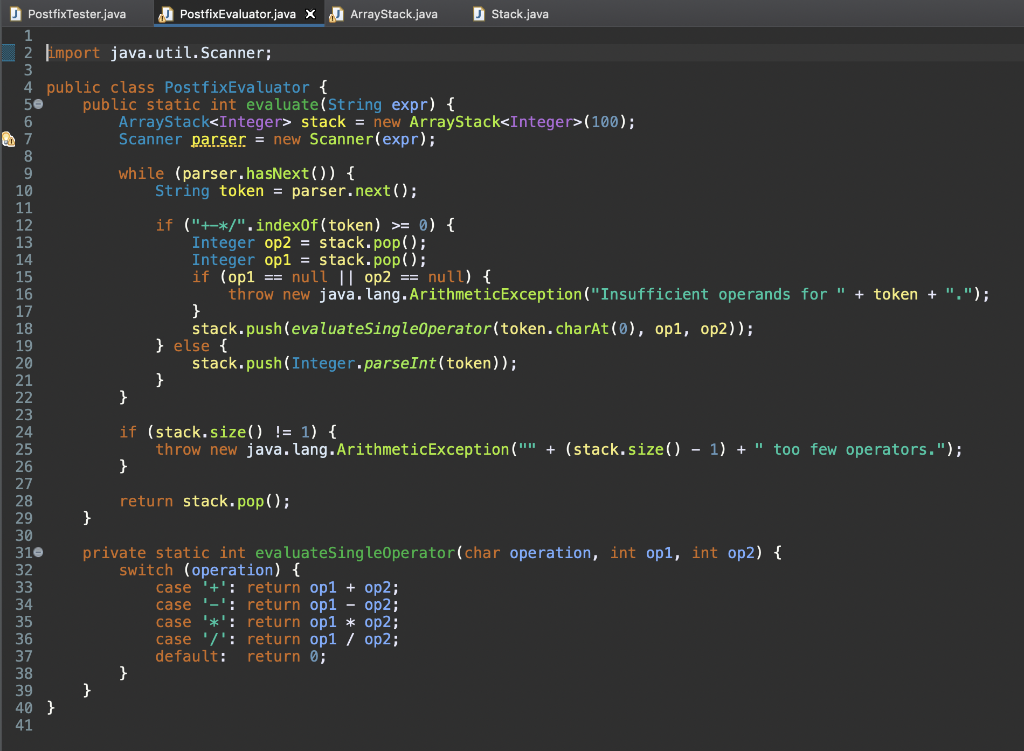in Canvas. You are to enhance this code and include the several