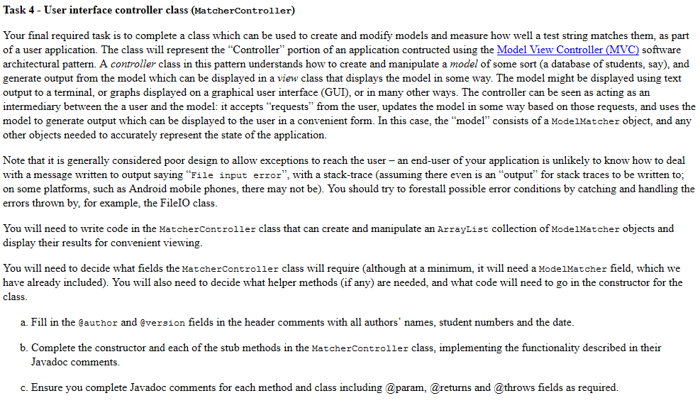 /** * Construct an order-k Markov model from string s * @param