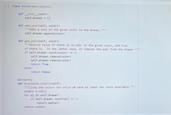 a sock drawer work? Well, when you do the washing you end