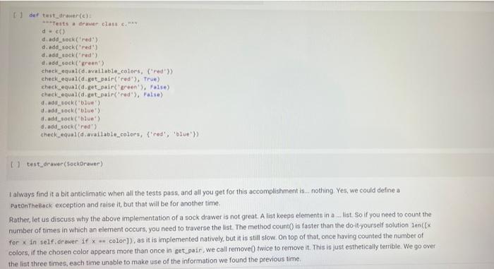 thing you typically do is look for two matching socks. For simplicity,