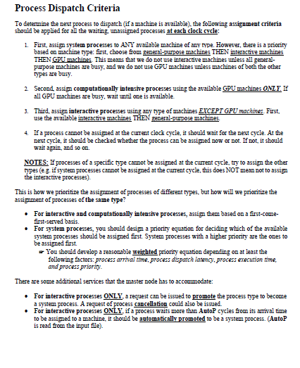 a cluster management system in C++. I am providing some pictures to