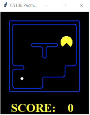 Write a python function that Pacman should navigate the maze successfully using