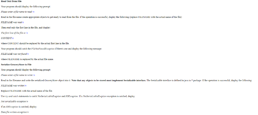 this assignment) -IdComparator.java - to be completed -CategAndNameComparator.java - to be completed