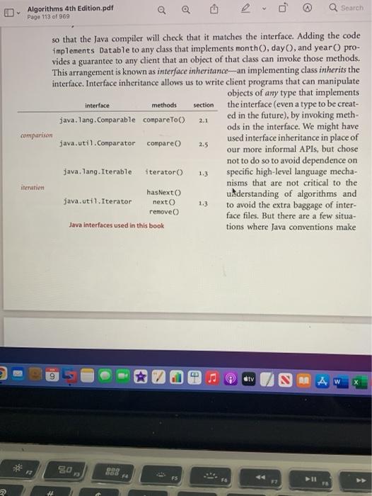 example. Note that an interface can have constants as well as methods,