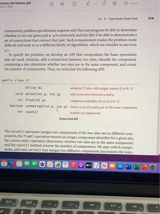 list of instance methods" is not completely true. Write a Java interface