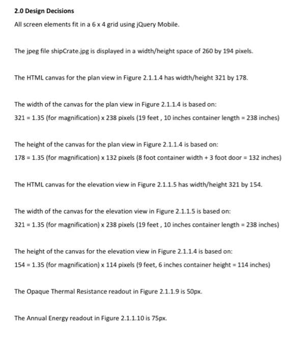 OPAQUE CONSTRUCTION WITH R or R/INCH Bare Container (R1) Plus Interior Finish
