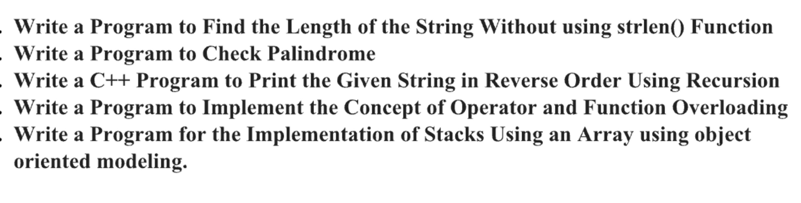  Write a Program to Find the Length of the String Without