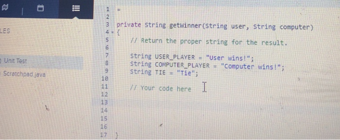 I have no idea how to write it. I have to write