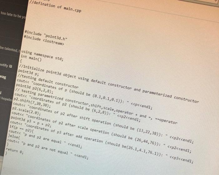 in c++ bcz chegg doesnt allow me . Create two stacks, each