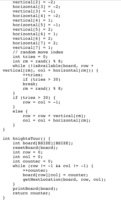 Tour many times, and report best result 3 calcAccess -implement. How many