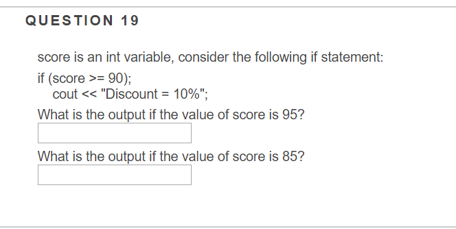 in the expression. QUFSTION 18 QUESTION 18 Suppose that overSpeed and fine