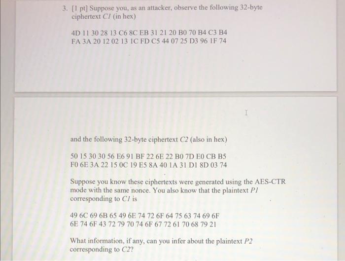 what would be the state (intermediate cipher) after the first round of