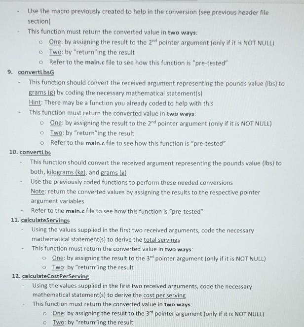 and w6p2.c where the comments indicate 2. Review the "Part-2 Output Example"