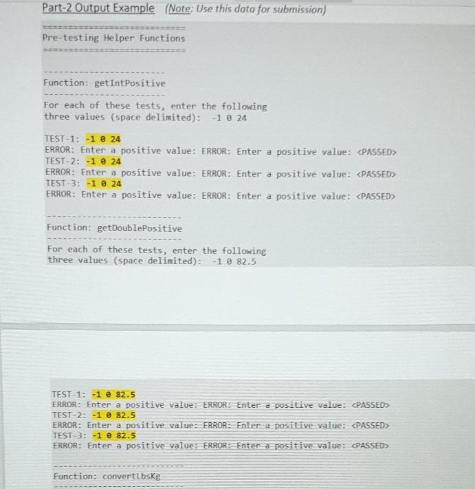 calculatelbs (described later) It finishes with a function call to start that