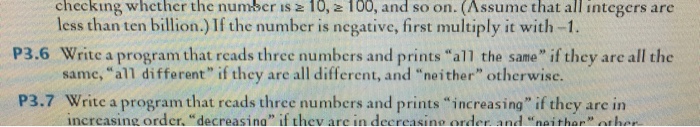  checking whether the number s , so on. 10,2 100 and