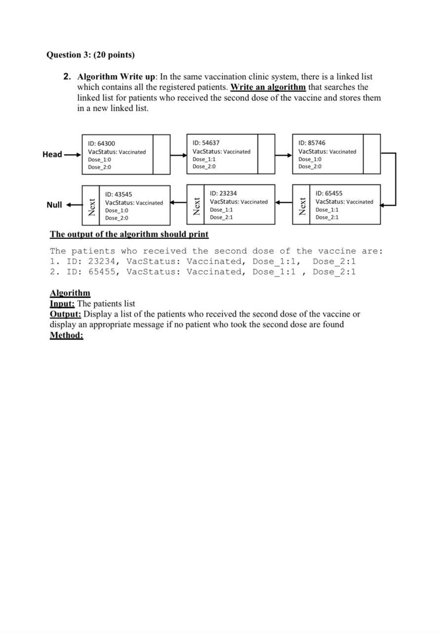 Concept Application: A COVID 19 vaccination clinic allows the patients to receive