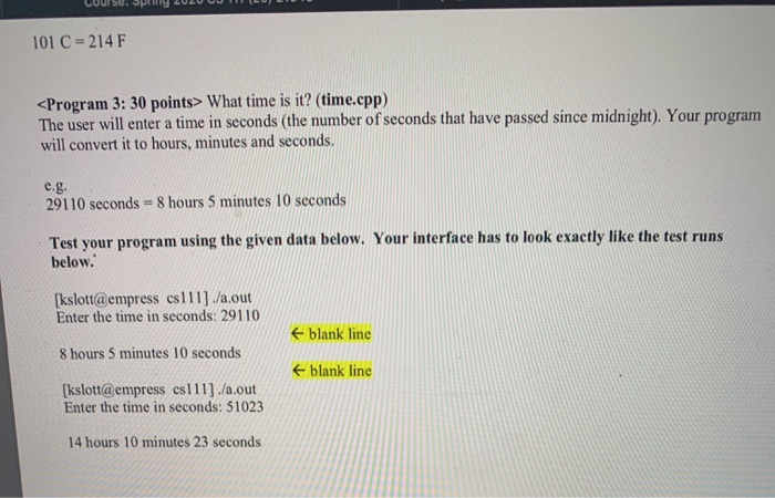 a Celsius temperature (Requirement: use int for an input), convert it to