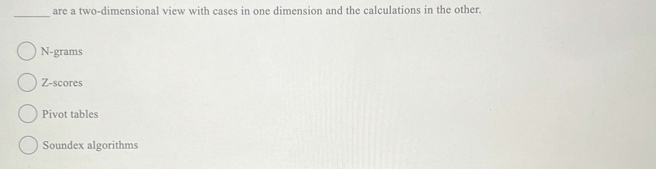  are a two-dimensional view with cases in one dimension and the