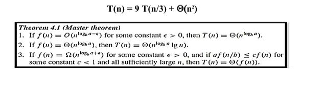Q1- Use the master method, to show that the solution to the