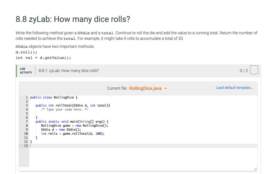  import java.util.*; import java.awt.*; import java.awt.event.*; import javax.swing.*; import javax.swing.border.*; GVdice