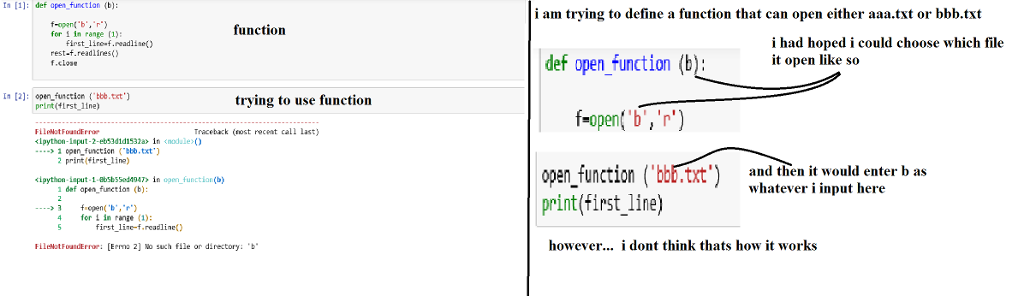 opening a file with python is it possible to get the function