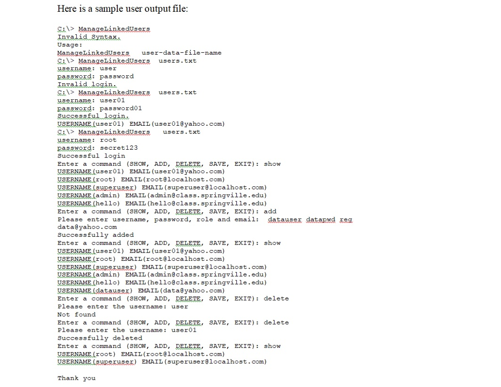 from a user inputted data file and sort/modify the data. Write a