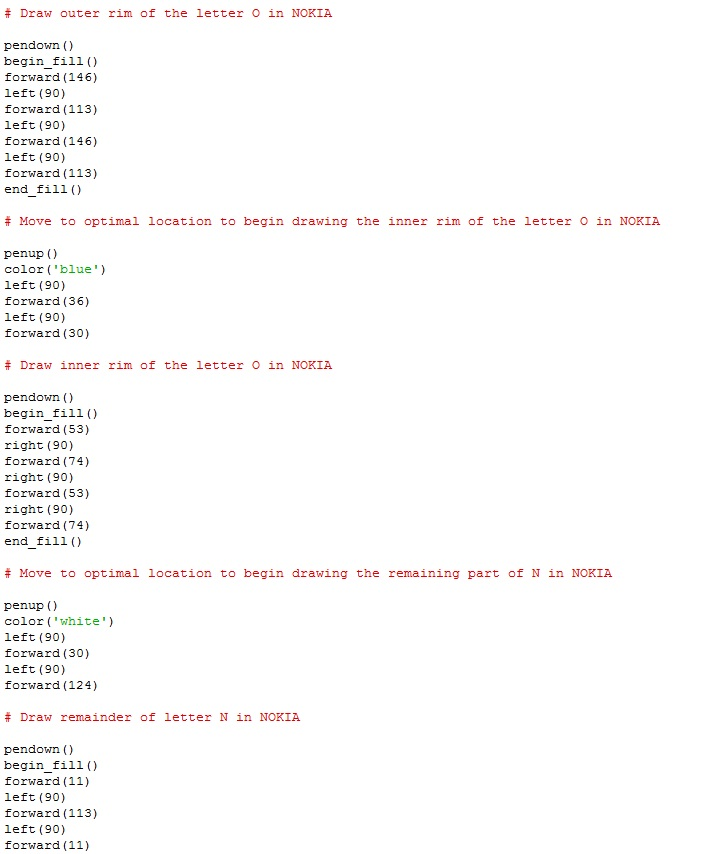 features and the Turtle graphics module. WHAT I'VE DONE I have developed