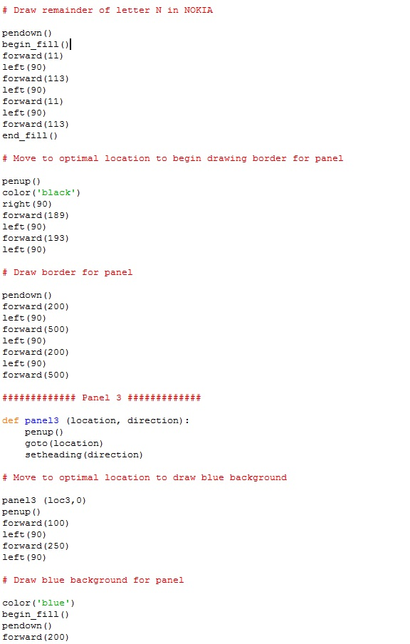 a Python 3 program which processes data stored in a list to