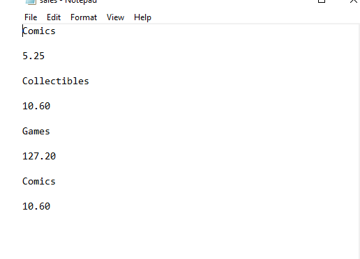 c++ the program should print out a list that says: Please chose