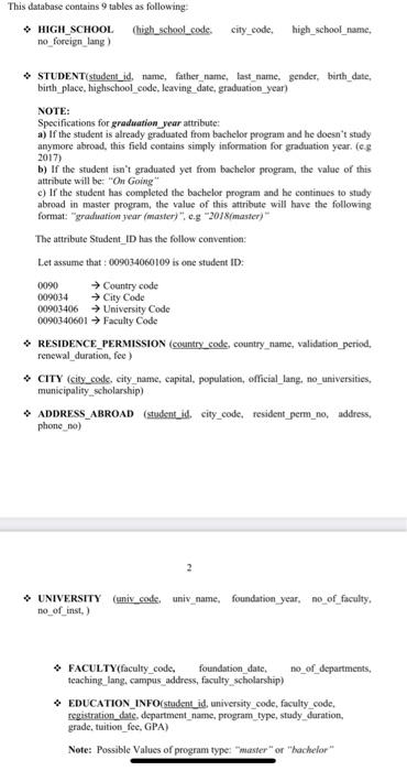  Write a SQL For the students that are currently studying in