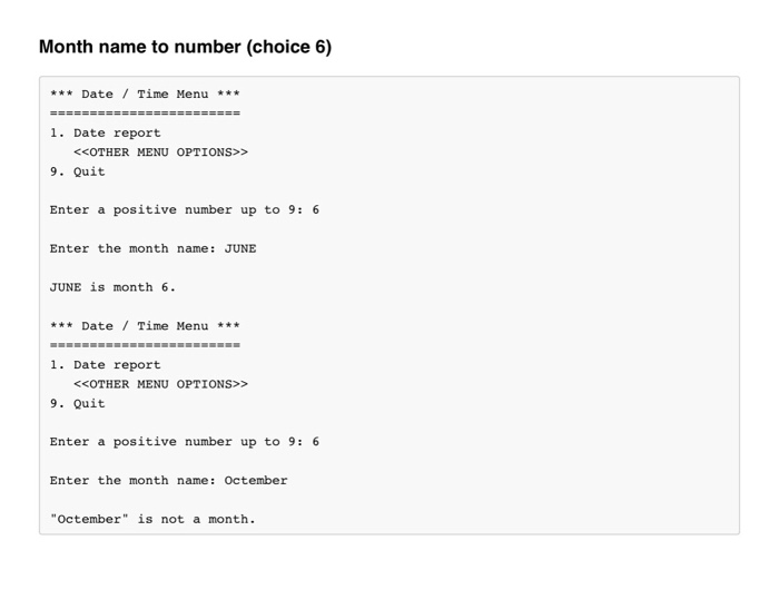 int daysRemaining(int month, int day, int year) Return the number of days