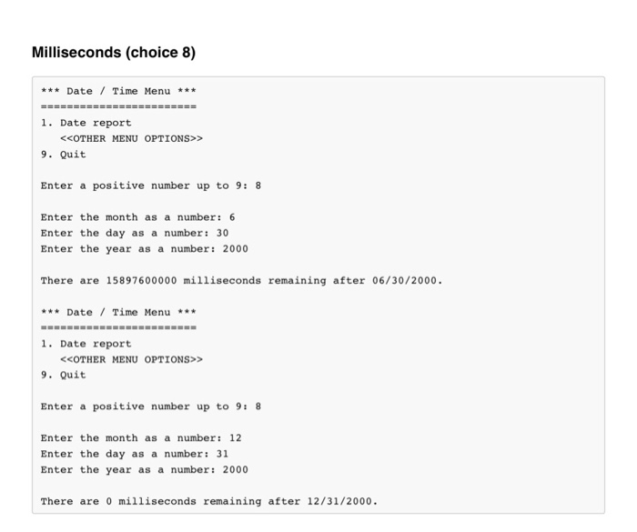 remaining in the year. Return-1 if the date is not valid. 4.