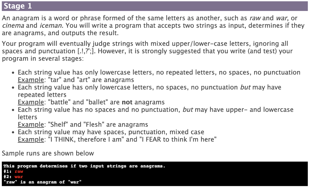  I need the code for this with a brief explantaion. Stage